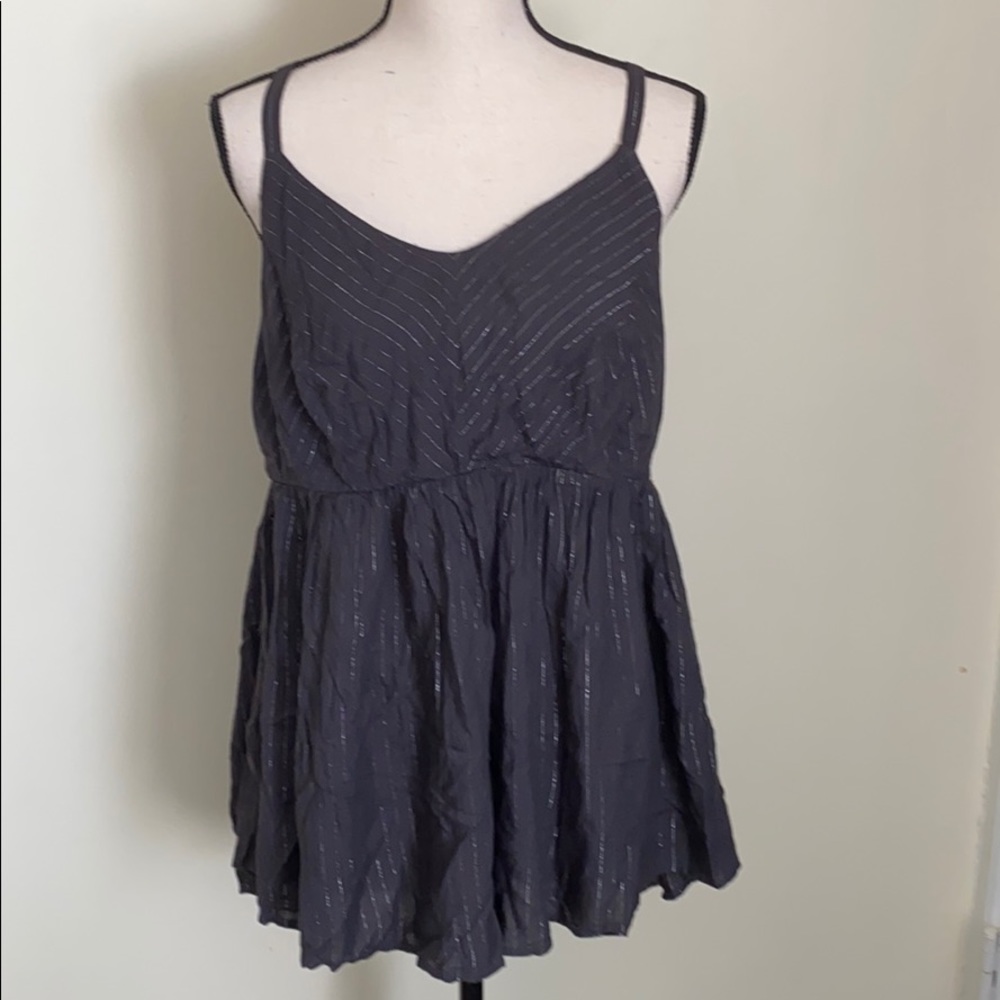 NWT Torrid Dark Gray Camisole Tank Top Size 00 - Picture 1 of 12